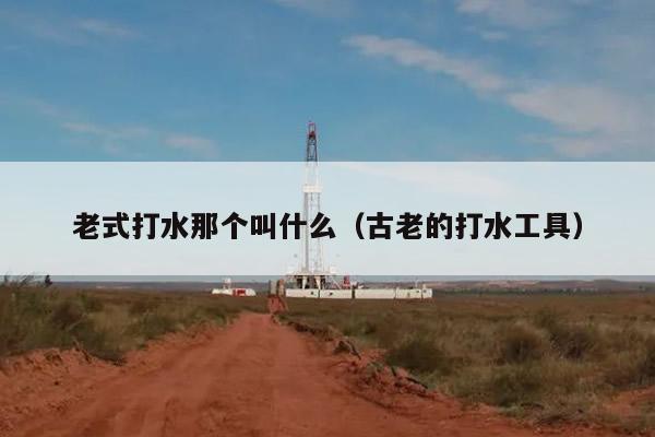 老式打水那个叫什么（古老的打水工具）
